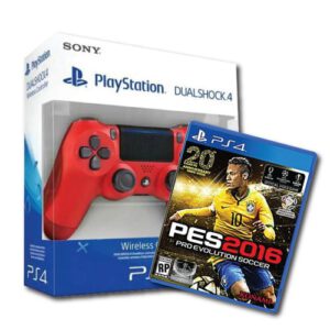 שלט סוני פלייסטיישן PS4 + משחק PES 2016