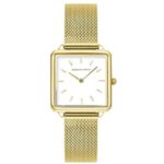 שעון Roberto Marino צבע זהב , שעון לנשים Roberto Marino, שעון משובץ Roberto Marino, שעון לאשה, שעון יד מותגים לאשה