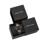 שעון לנשים צבע שחור & רוזגולד דגם Roberto Marino RM1925