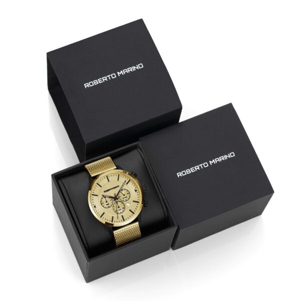 שעון לגבר צבע זהב Roberto Marino RM3432 שעונים