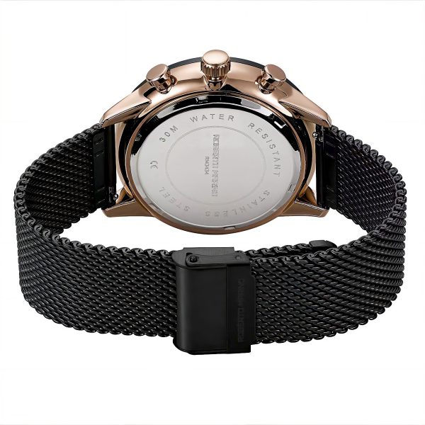 שעון לגבר Roberto Marino צבע שחור & רוזגולד דגם -RM3434