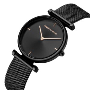 שעון לנשים צבע שחור דגם Roberto Marino RM1924