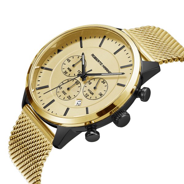 שעון לגבר צבע זהב Roberto Marino RM3432 שעונים