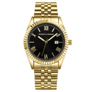שעון לגבר Roberto Marino מתנה מתנות אופנה מבצע מומלץ שעונים צבע זהב דגם -RM8922 מתנה מתנות מבצע מומלץ א