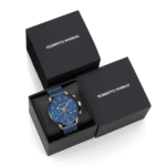 שעון לגבר שעונים מתנות מתנה אופנה סטייל Roberto Marino צבע כחול & רוזגולד דגם -RM3435