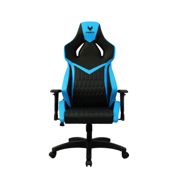 כיסא גיימינג איכותי בצבעי שחור-כחול