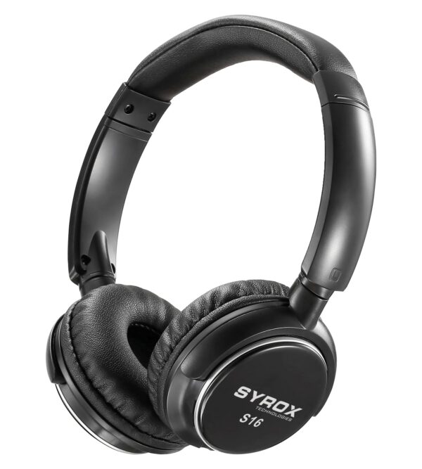 אוזניות אלחוטיות, Syrox On-Ear S16, איכות סאונד, עיצוב מודרני, אוזניות Bluetooth, אוזניות עם רדיו, אוזניות עם כרטיס זיכרון