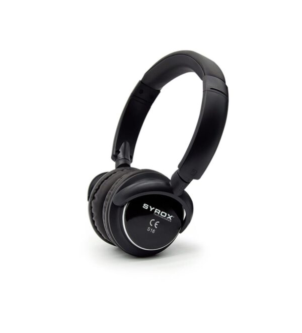 אוזניות אלחוטיות, Syrox On-Ear S16, איכות סאונד, עיצוב מודרני, אוזניות Bluetooth, אוזניות עם רדיו, אוזניות עם כרטיס זיכרון