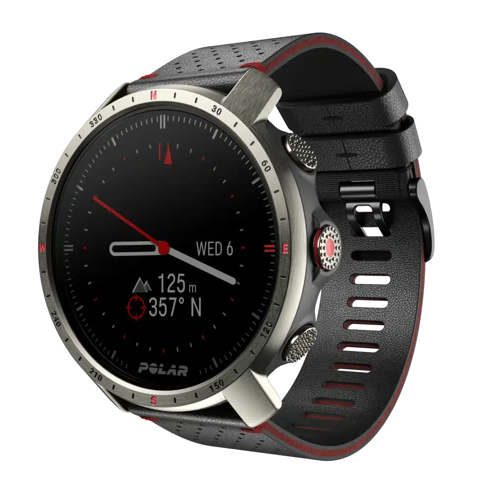 Polar Grit X Pro, שעון ריצה, שעון חכם לספורט, GPS מובנה, עמיד למים, מד דופק מתקדם, סוללה חזקה, עיצוב צבאי, מסך מגע צבעוני, ניווט שטח, מעקב אימונים, שעון עמיד