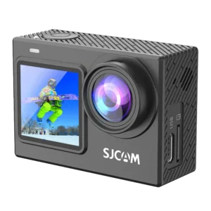 מצלמת אקסטרים, SJ6 PRO, SJCAM, צילום 4K, 60fps, ייצוב תמונה 6 צירים, מסך כפול, עמיד במים, מיקרופון מובנה, זווית צילום רחבה, מצבי צילום מתקדמים, אביזרים מקצועיים